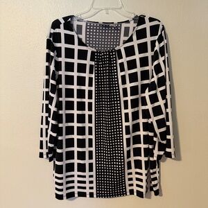 Chico's Geometric Blouse